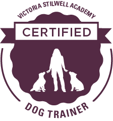 Victoria Stilwell Academy Certified Dog Trainer badge